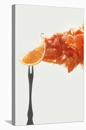 Disintegrated Orange-Dina Belenko-Stretched Canvas