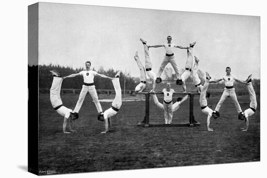 Display by the Aldershot Gymnastic Staff, Hampshire, 1896-Gregory & Co-Premier Image Canvas