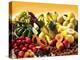 Display of Exotic Fruit with Stone Fruits, Berries and Avocados-null-Premier Image Canvas