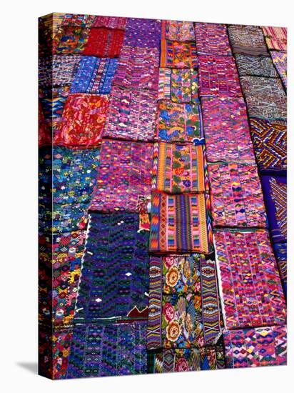 Display of Textiles, Antigua Guatemala, Guatemala-Alfredo Maiquez-Premier Image Canvas