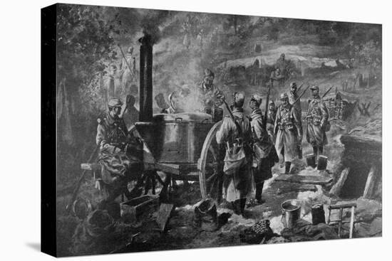 Distribution of Soup at the Front, 1915-null-Premier Image Canvas