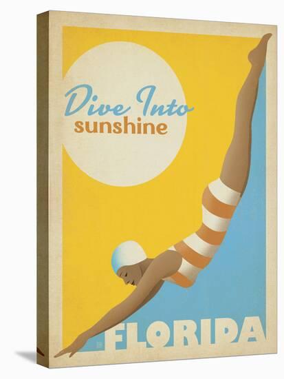 Dive Into Sunshine: Florida-Anderson Design Group-Stretched Canvas