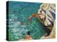 Diving and Swimming,,Skiathos. 2016-Andrew Macara-Premier Image Canvas