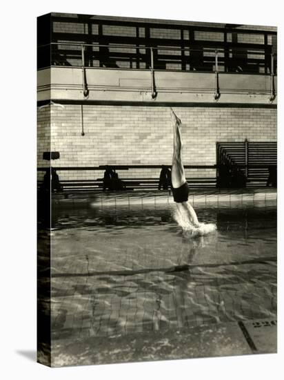 Diving at Princeton-Gjon Mili-Premier Image Canvas