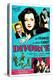 Divorce, US poster, Bruce Cabot, Kay Francis, 1945-null-Stretched Canvas