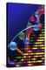 DNA Microarray And Double Helix-PASIEKA-Premier Image Canvas