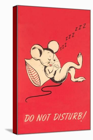 Do Not Disturb, Sleeping Mouse-null-Premier Image Canvas