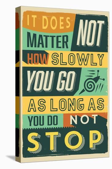 Do Not Stop-Vintage Vector Studio-Stretched Canvas