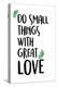 Do Small Things-Kimberly Allen-Stretched Canvas