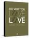 Do What You Love Love What You Do 11-NaxArt-Stretched Canvas