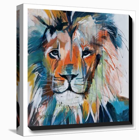 Do You Want My Lions Share-Angela Maritz-Stretched Canvas