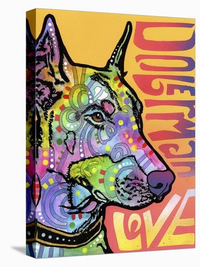 Doberman Luv-Dean Russo-Premier Image Canvas