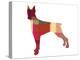 Doberman Pinscher-NaxArt-Stretched Canvas