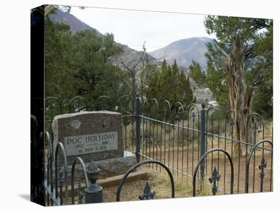 Doc Holliday's Grave, Glenwood Springs, Colorado, USA-Ethel Davies-Premier Image Canvas