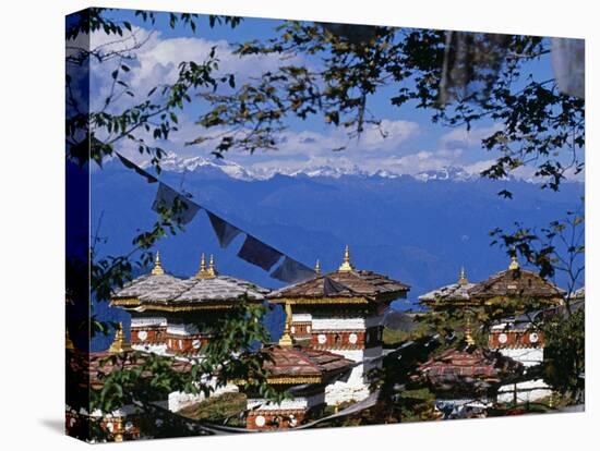 Dochu La, the Pass Is a Mystical Place with Views North to the Himalayas, Bhutan-Paul Harris-Premier Image Canvas