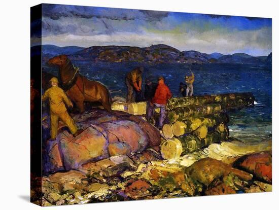 Dock Builders, 1925-George Wesley Bellows-Premier Image Canvas