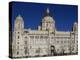 Dock Company Building, Pierhead, UNESCO World Heritage Site, Liverpool, Merseyside, England, UK-Rolf Richardson-Premier Image Canvas