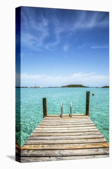 Dock , Staniel Cay, Exuma, Bahamas-James White-Premier Image Canvas