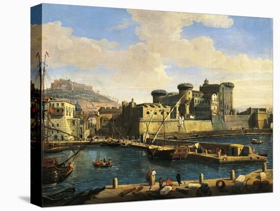 Docklands in Naples, 1702-Gaspar van Wittel-Premier Image Canvas