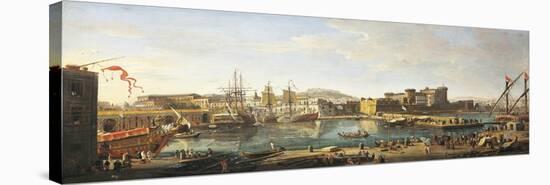 Docklands in Naples-Gaspar van Wittel-Premier Image Canvas