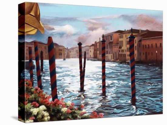 Dockside in Venice-Helen J. Vaughn-Premier Image Canvas