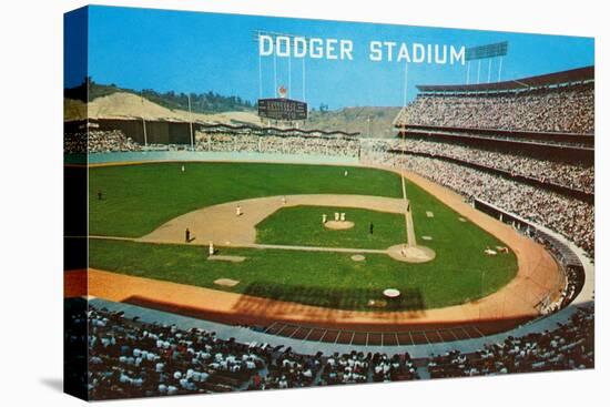 Dodger Stadum, Los Angeles, California-null-Stretched Canvas