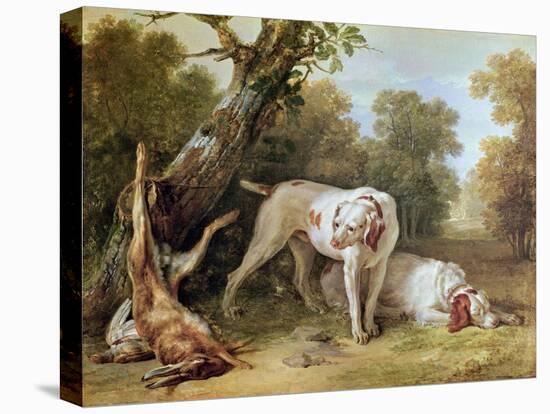 Dog and Hare-Jean-Baptiste Oudry-Premier Image Canvas