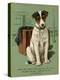 Dog and Luggage-null-Stretched Canvas