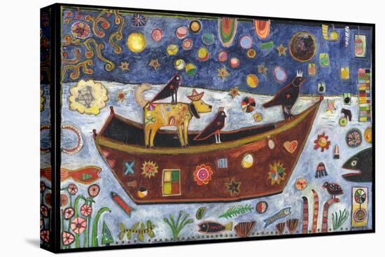 Dog Boat Crow Color-Jill Mayberg-Premier Image Canvas
