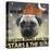 Dog Days - Pug pup-null-Premier Image Canvas