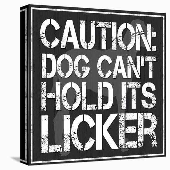 Dog Licker 2-Lauren Gibbons-Stretched Canvas