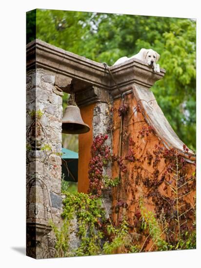 Dog on the Rooftop, San Miguel, Guanajuato State, Mexico-Julie Eggers-Premier Image Canvas