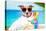 Dog Summer Vacation-Javier Brosch-Premier Image Canvas