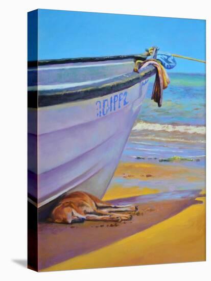 Dog-Tired oil on board-Colin Bootman-Premier Image Canvas