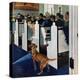 "Dog Walks Down Aisle of Church", March 24, 1956-George Hughes-Premier Image Canvas