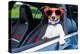 Dog Window Car-Javier Brosch-Premier Image Canvas