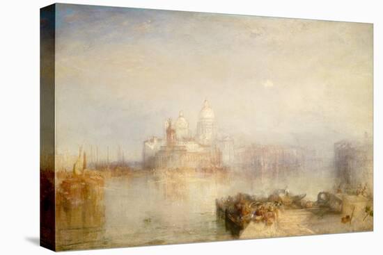 Dogana and Santa Maria Della Salute, Venice, 1843-Joseph Mallord William Turner-Stretched Canvas