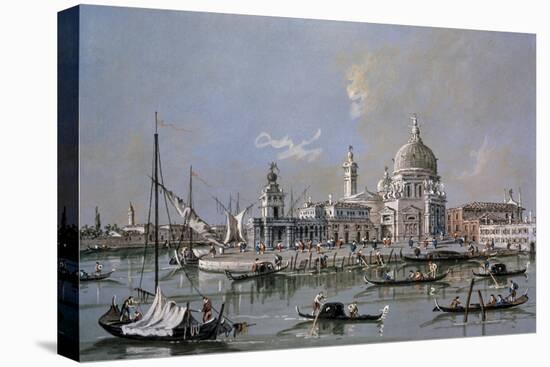 Dogana of Venice-Francesco Guardi-Stretched Canvas