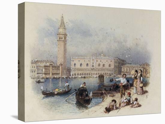 Doges Palace, Venice-Myles Birket Foster-Premier Image Canvas