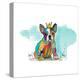 Doggy Diva-Lucy Cloud-Stretched Canvas