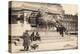 Dogs at the Base of the Statue in Place De La République, Paris, 1905-null-Premier Image Canvas