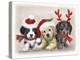 Dogs Christmas-MAKIKO-Premier Image Canvas