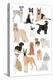 Dogs in Glasses Print-Hanna Melin-Premier Image Canvas