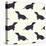 Dogs Pattern.-TashaNatasha-Stretched Canvas