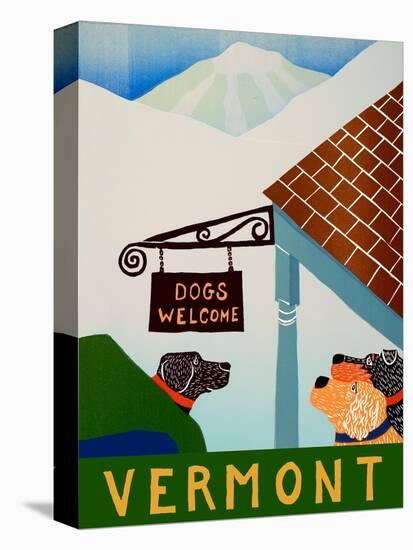 Dogs Welcome Vermont-Stephen Huneck-Premier Image Canvas