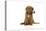 Dogue De Bordeaux Puppy Sitting Down Holding a Rose-null-Premier Image Canvas