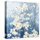 Dogwood Blossoms I Indigo-James Wiens-Stretched Canvas