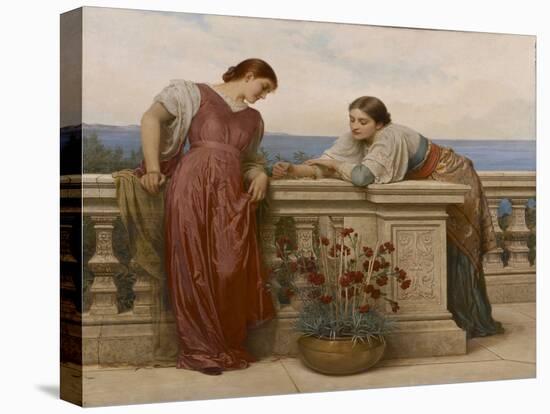 Dolce far Niente, 1882 (Oil on Canvas)-Charles Edward Perugini-Premier Image Canvas