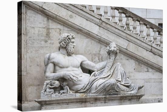 Dolce Vita Rome Collection - Ancient Roman Statue III-Philippe Hugonnard-Stretched Canvas