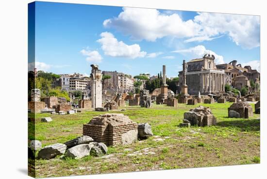 Dolce Vita Rome Collection - Antique Ruins Rome-Philippe Hugonnard-Stretched Canvas